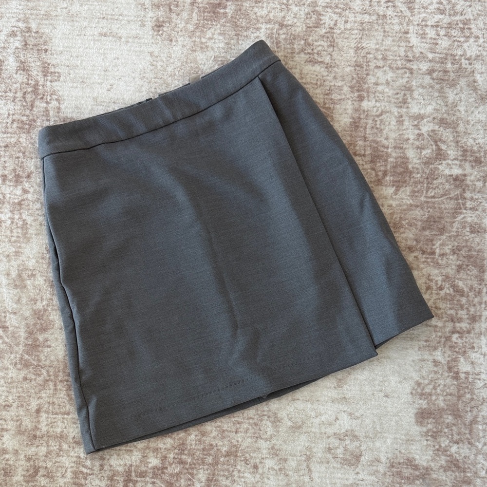 Halogen Charcoal Mini Skirt